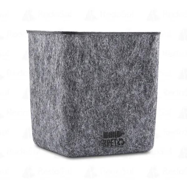 Porta Objetos e Smartphone em feltro e Bambu Personalizado Porta Objetos e Smartphone em feltro e Bambu Personalizado