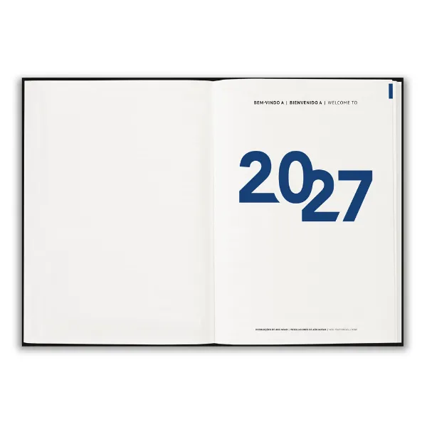 Agenda personalizada 14 x 20 cm com caneta inclusa Agenda personalizada 14 x 20 cm com caneta inclusa