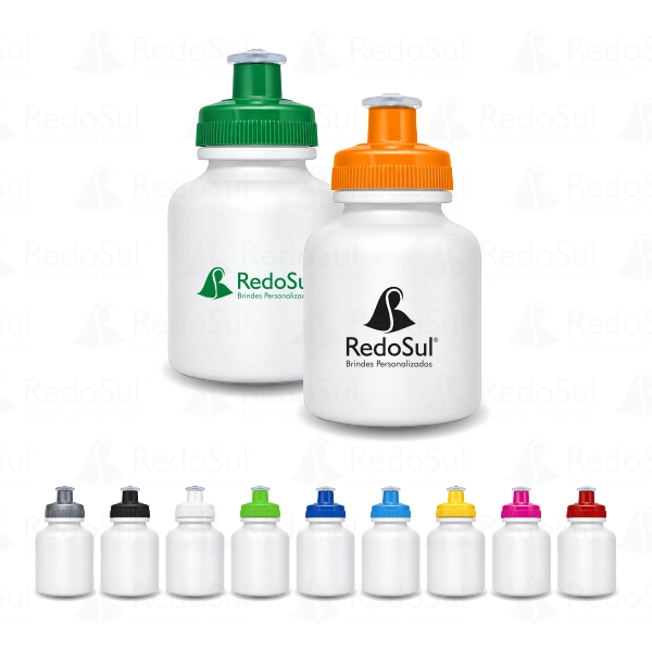 Squeeze personalizado Corpo Branco 300ml Squeeze personalizado Corpo Branco 300ml