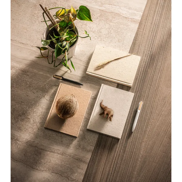 Caderno personalizado capa dura fabricada com matéria orgânica de elefante e algodão de trapo Caderno personalizado capa dura fabricada com matéria orgânica de elefante e algodão de trapo