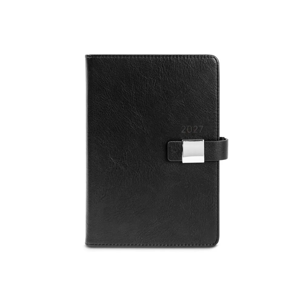 Agenda personalizada 21 x 15 cm com fecho magnético