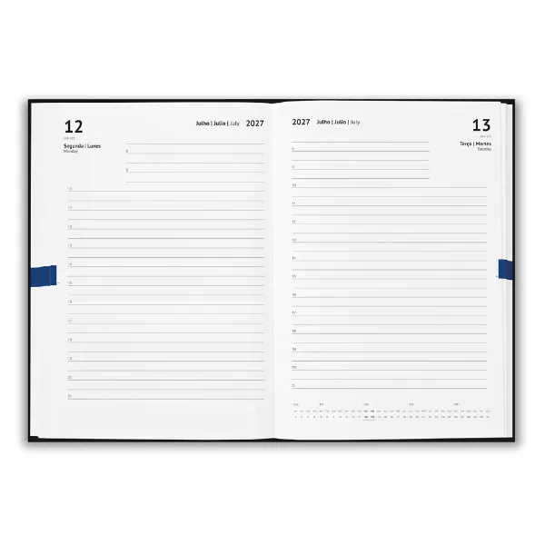 Agenda personalizada 14 x 20 cm com caneta inclusa Agenda personalizada 14 x 20 cm com caneta inclusa