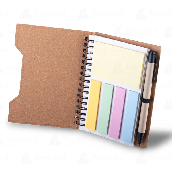 Caderno personalizado em Papelão reciclado com caneta Caderno personalizado em Papelão reciclado com caneta