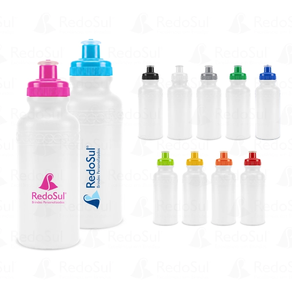 Squeeze personalizado com Corpo Branco 500 ml