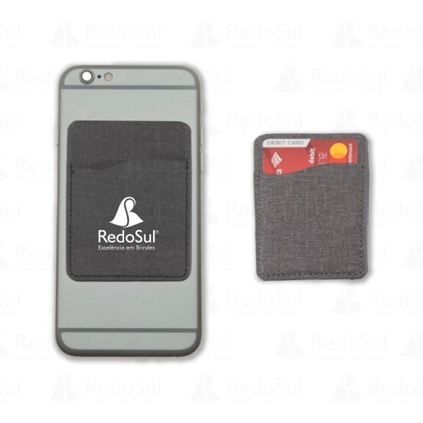 Porta cartões personalizado para celular
