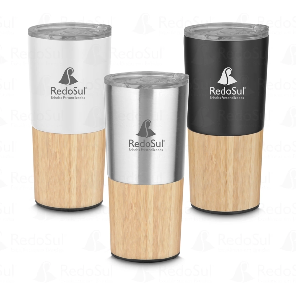 Copo personalizado em aço inox de 550 ml