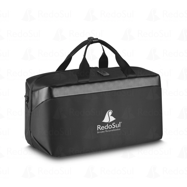 Mala executiva de viagem personalizada com cadeado