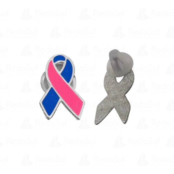 RD 874022-Botton personalizado laço rosa e azul RD 874022-Botton personalizado laço rosa e azul