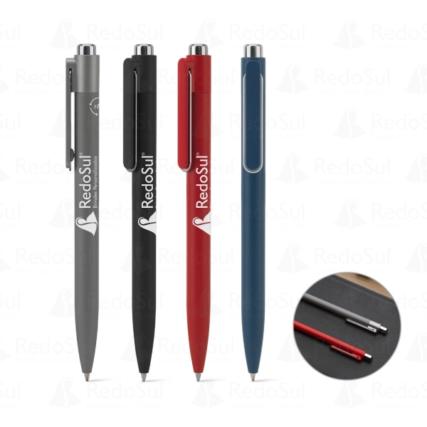 RD 91949-Caneta Esferográfica em Alumínio Personalizada