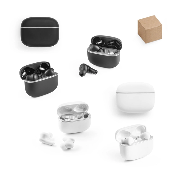 Fones de ouvido personalizados wireless em ABS todo reciclado