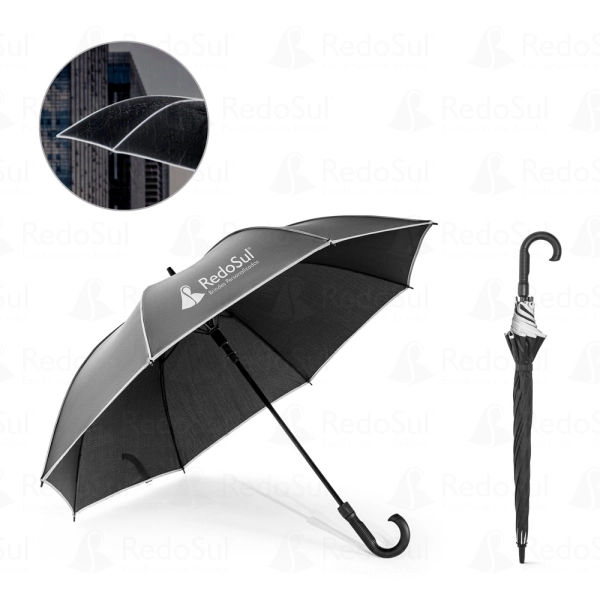 Guarda-chuva personalizado de 120 cm em poliéster à prova de vento